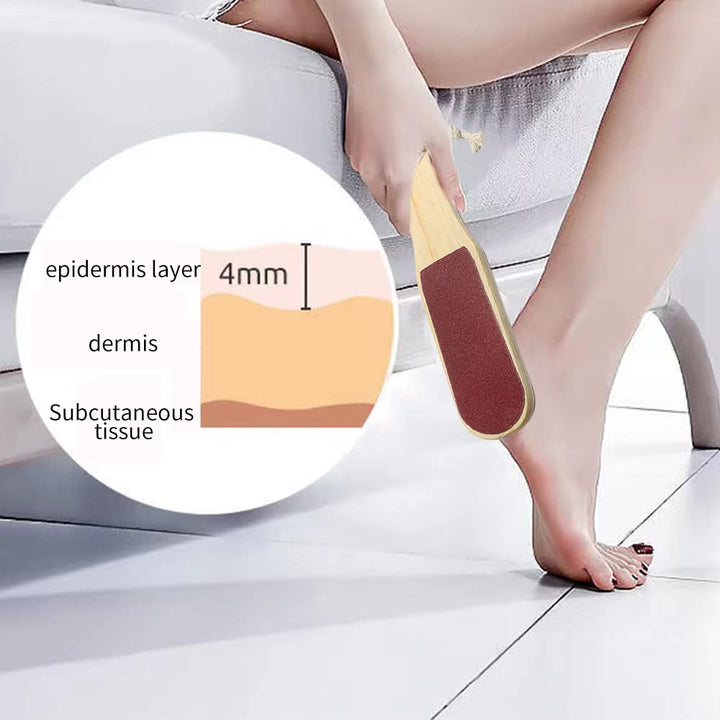 MAR Pure Natural Foot File Exfoliates And Smoothes | مار مبرد قدم خشبي #4