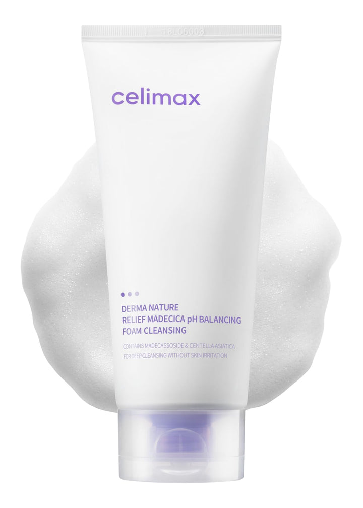 Celimax Derma Nature Relief Madecica pH Balancing Foam Cleansing - 150ml | سيلماكس غسول رغوي متوازن درجة الحموضة - 150مل #4