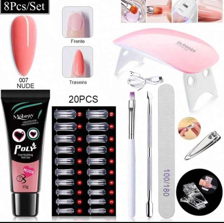 Nail Tools & UV - 8PCS | أدوات الأظافر و مصباح UV - 8 قطع