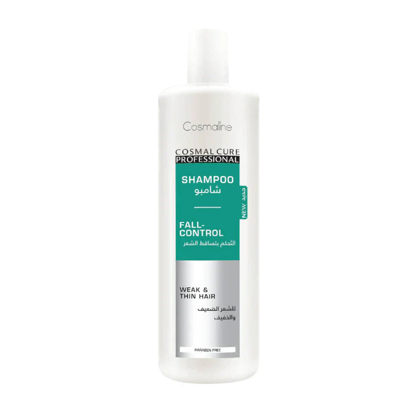Cosmaline Cosmal Cure Professional Fall-Control Shampoo - 1000ml | كوزمالين شامبو كوزمال كيور الاحترافي للتحكم في السقوط - 1000 مل