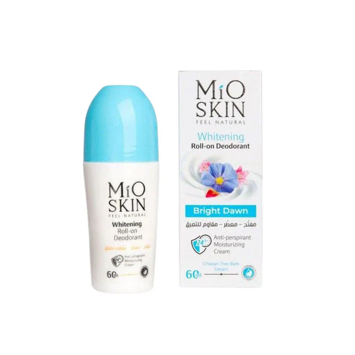 MIO SKIN Whitening Roll- On Deodorant Bright Dawn 24hr Anti Perspirant Moisturizing Cream - 60ml | ميو سكين مزيل عرق مضيء رول أون - 60مل #1