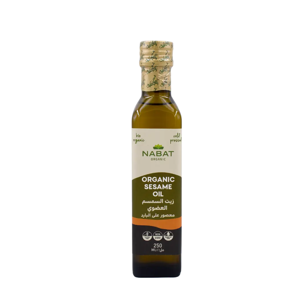 NABAT ORGANIC Organic Sesame Oil - 250ml | نبات زيت السمسم العضوي - 250مل