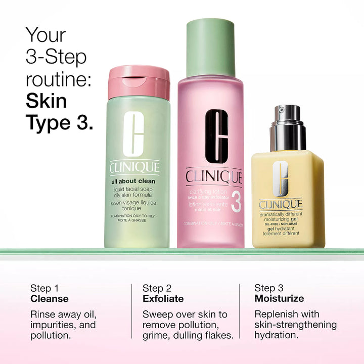 Clinique Great Skin Everywhere Set Oily Skin 6 PCS | كلينك مجموعة العناية بالبشرة الدهنية