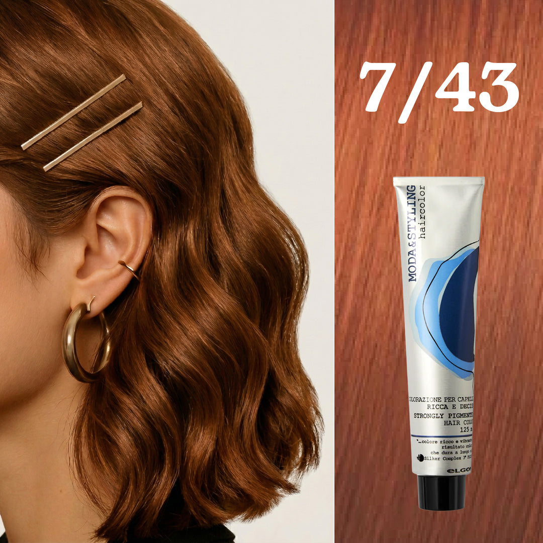 Elgon Moda&styling Haircolor Strongly Pigmented Hair Color - 125ml | ايلكون صبغة شعر مودا ستايلنج - 125مل
