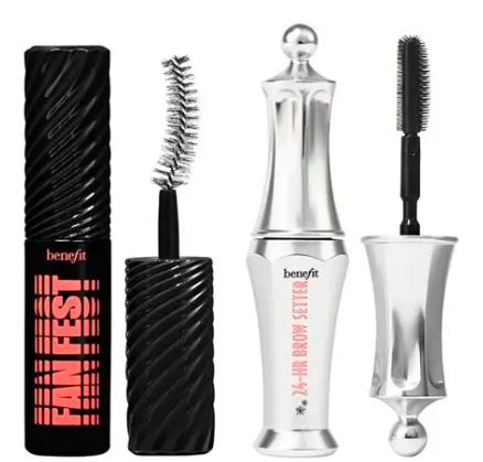 BENEFIT Lash & Brow Bells Gift Set - 2 pieces | بنفت مجموعة تحتوي على ماسكارا وجل تصفيف الحواجب - 2 قطع