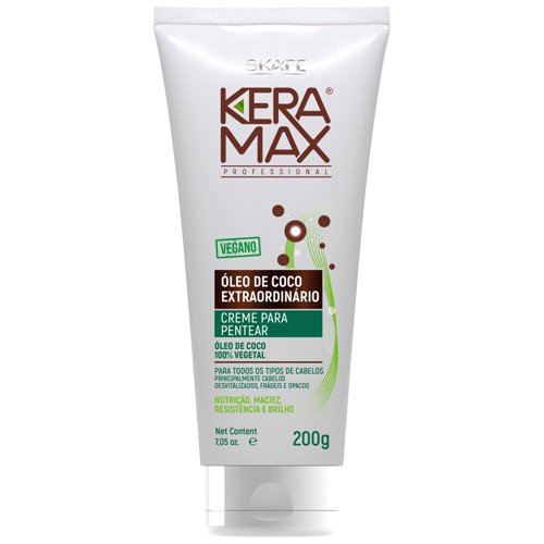SKAFE Oleo De Coco Extraaordinario Creme Para Pentear - 200g| سكاف كريم تصفيف غني بزيت جوز الهند النباتي -200 غرام