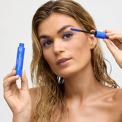 Gosh Boombastic Crazy 002 + Matte Eye Liner 008 Blue | جوش ماسكارا 002 و كحل بومباستيك 008