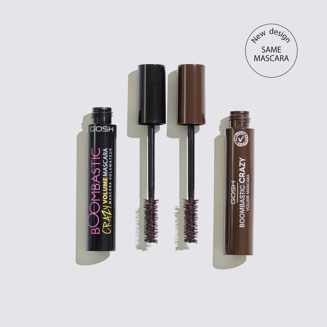 Gosh Boombastic Crazy 005 + Matte Eye Liner 014 Brown | جوش ماسكارا رومباستيك كرازي #2