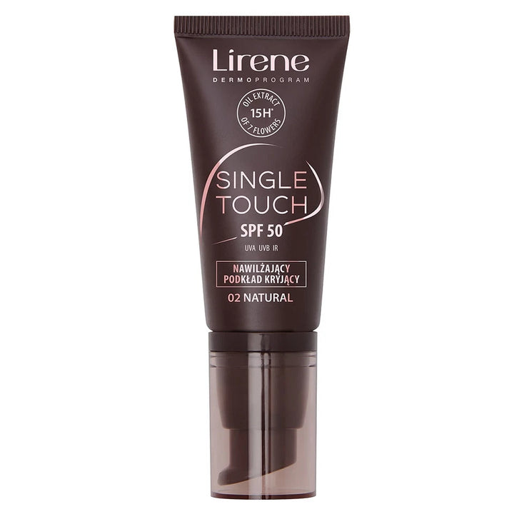 Lirene Single Touch Podkład do twarzy - 30ml | ليرين بودر كريمي مرطب SPF 50 - 30مل