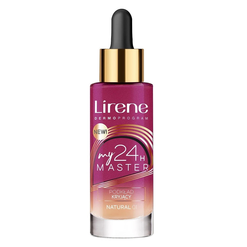 Lirene My Master Covering Foundation - 30ml | ليرين كريم أساس ماستر 24 ساعة طبيعي - 30مل