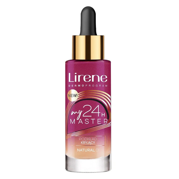 Lirene My Master Covering Foundation - 30ml | ليرين كريم أساس ماستر 24 ساعة طبيعي - 30مل #1
