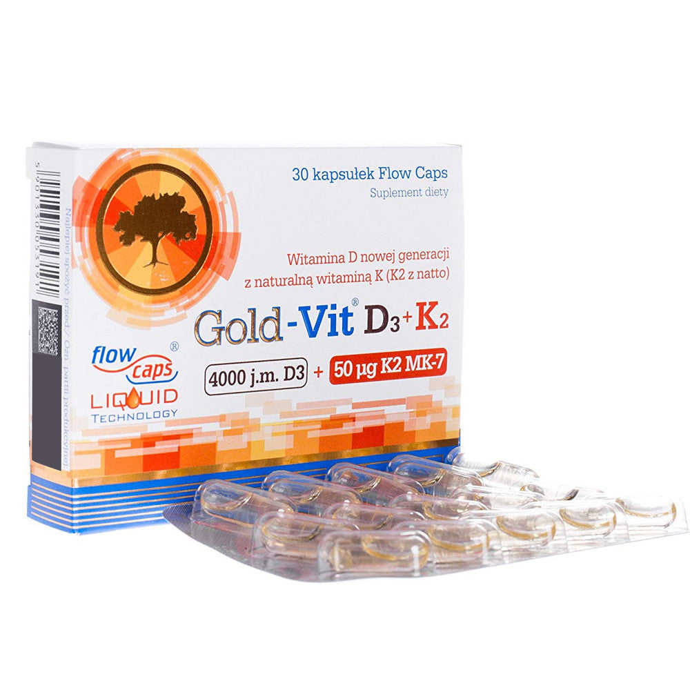 OLIMP GOLD-VIT D3+K2 - 30 Capsules | جولد فيت د3 + ك2 - 30 كبسولة #1