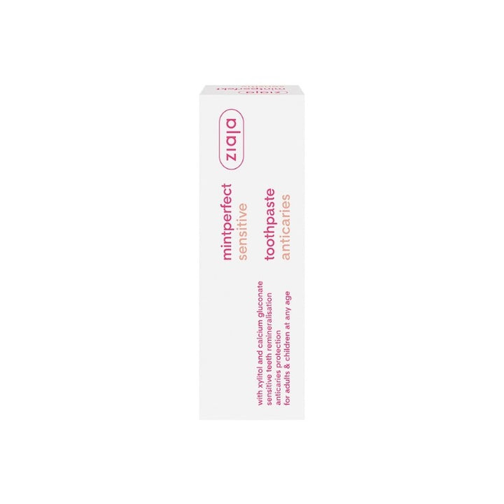 Ziaja Mintperfect Sensitive Toothpaste Anticaries - 75ml | مينت بيرفكت معجون أسنان حساس مضاد للتسوس – 75 مل