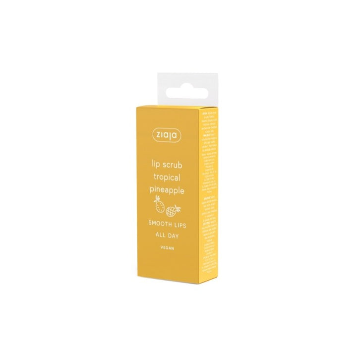 ziaja Lip Scrub Tropical Pineapple - 12ml | مقشر الشفاه بالأناناس الاستوائي - 12 مل #1