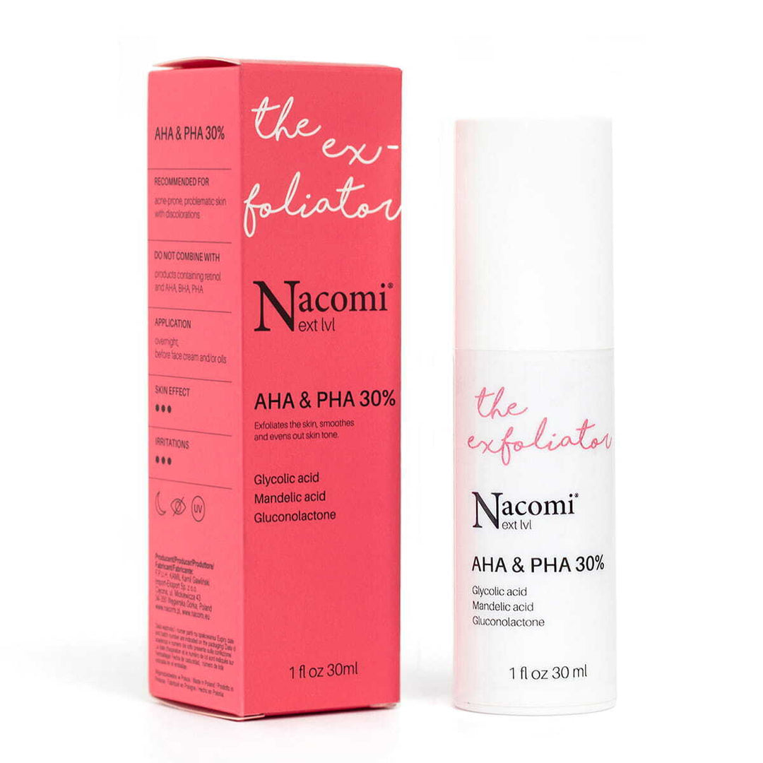 Nacomi AHA & PHA 30% - 30ml | ناكومي مقشر كيميائي AHA و PHA 30% - 30 مل