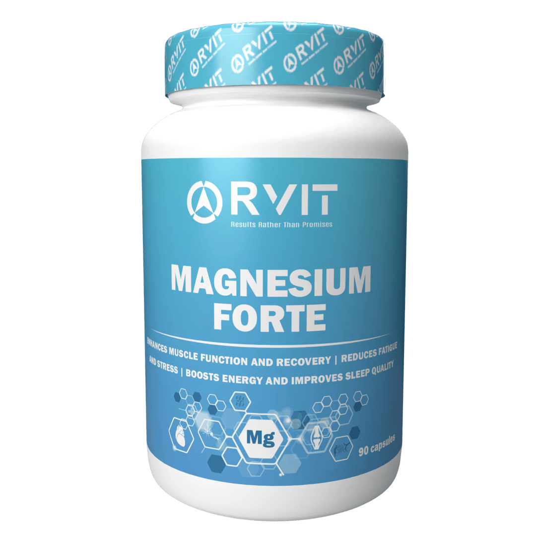 Rvit Magnesium Forte - 90 Capsules | ارفيت مغنيسيوم فورت - 90 كبسولة