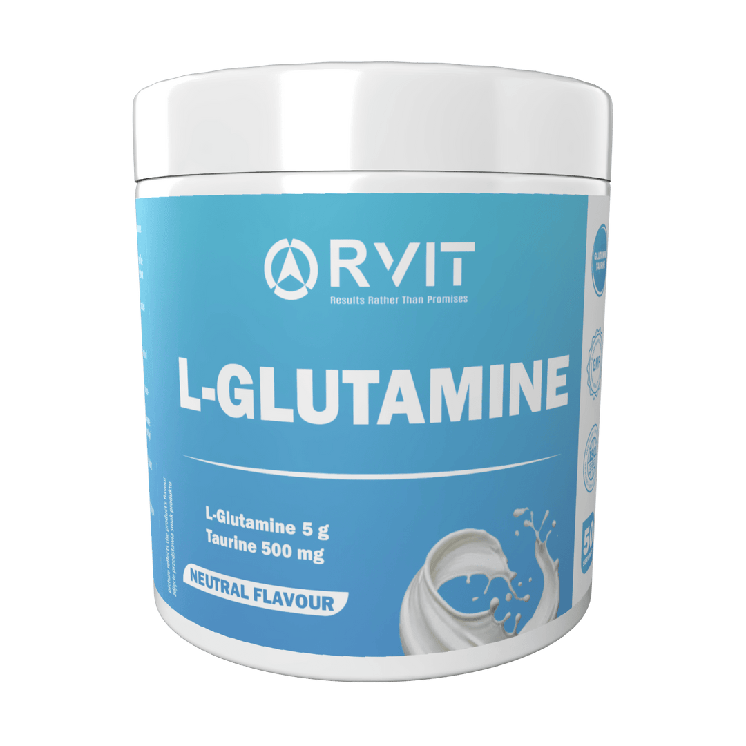 Rvit Glutamine - 300g  | ارفيت مكمل غلوتامين لدعم تعافي العضلات - 300غ
