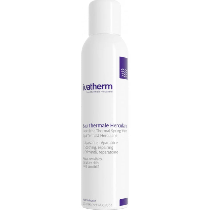 ivatherm Herculane Thermal Spring Water - 200ml | ايفاثيرم مياه حرارية تعمل علي ترطيب,تهدئة البشرة و تقلل الااحمرار.مناسب لكل أنواع البشرة - 200 مل