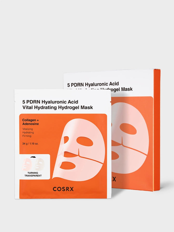COSRX 5 PDRN Hydrating Facial Mask Hyaluronic Acid Vital - 34g | كوس ار اكس ماسك هيدروجل مرطب بحمض الهيالورونيك - 34غ #1