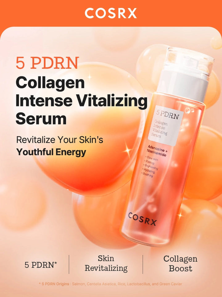 COSRX 5 PDRN Collagen Intense Vitalizing Serum - 100ml | كوس ار اكس سيروم فيتامين مكثف كولاجين 5 بيدرن - 100مل #1
