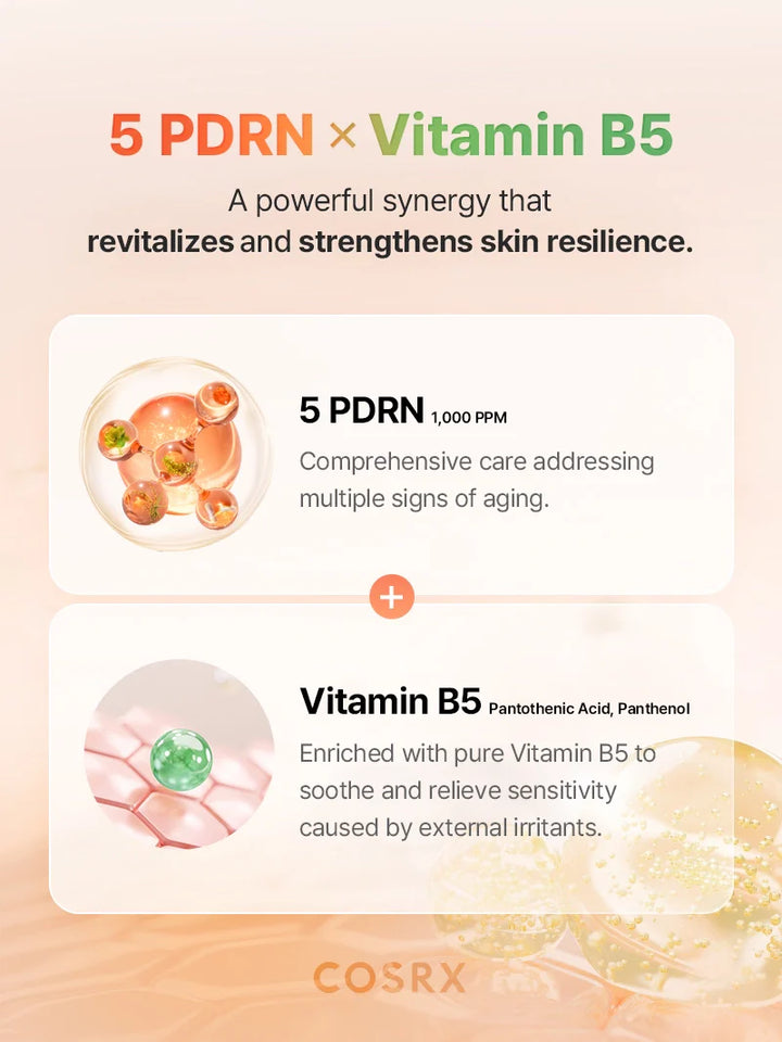 COSRX 5 PDRN B5 Vital Soothing Toner - 280ml | كوزركس تونر مهدئ ومرطب للوجه - 280 مل