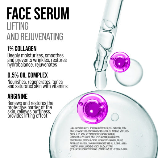7Days Lifting Face Serum Collagen Drops 1% - 20ml | سفن ديز سيروم شد الوجه بالكولاجين 1% - 20 مل