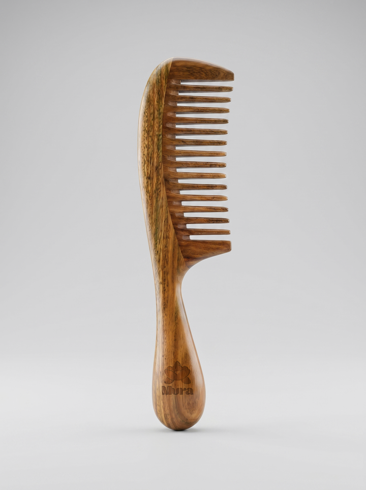 Mura Sandal Wood Hair Comb | مورا مشط الشعر من خشب الصندل العطري