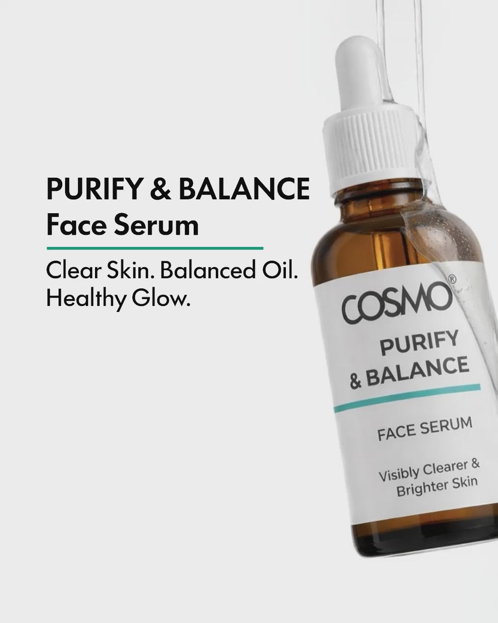 COSMO PURIFY & BALANCE FACE SERUM - 30ml | كوسمو سيروم للوجه توازن وتنقية - 30مل #3
