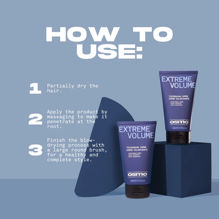 Osmo Extreme Volume Thickening Creme - 150ml | أوسمو كريم لتكثيف ومنح الشعر حجمًا – 150 مل