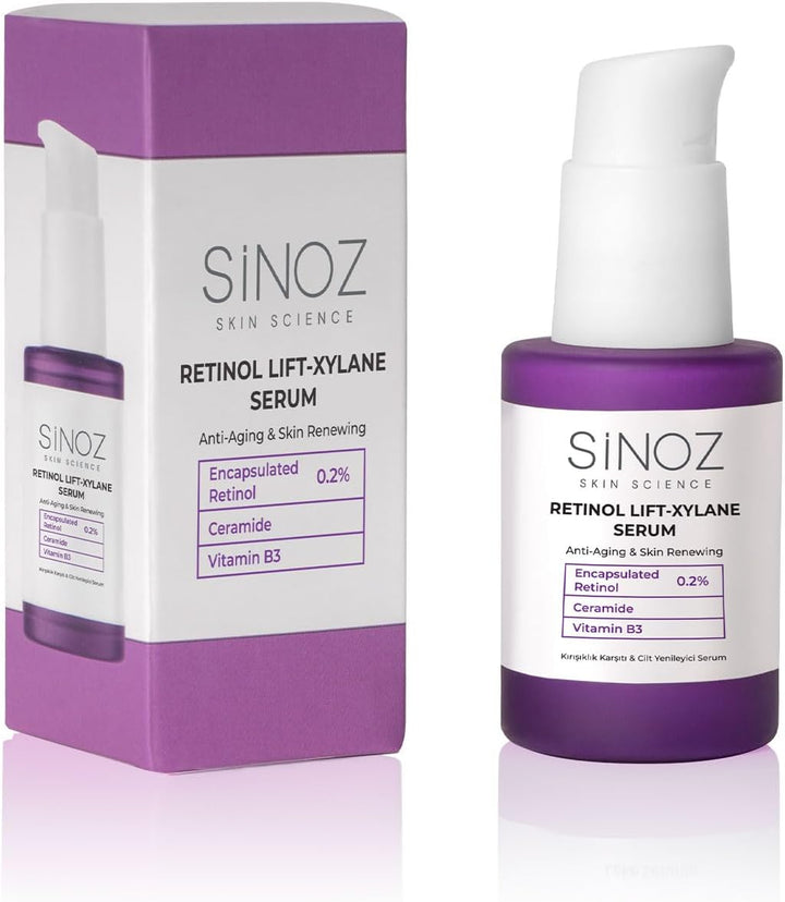 Sinoz Retinol Lift-Xylane Serum - 30ml| سينوز سيروم مضاد للشيخوخة -30 مل