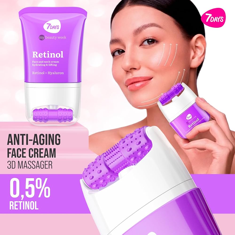 7DAYS My Beauty Week Retinol V-Shaped Cream Hydrating & Lifting - 40ml | 7 دايز كريم وجه ورقبة ريتينول - 40مل #1