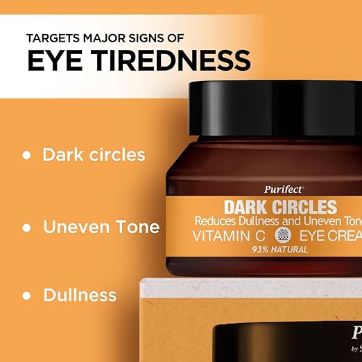 Purifect Dark Circles Vitamin C Eye Cream - 30ml | بيورفيكت كريم عيون بالفيتامين سي - 30مل
