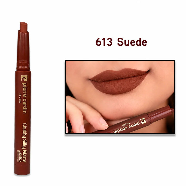 Pierre Cardin chubby silky matte lipstick - 1.20g | بيير كاردان أحمر شفاه - 1.2 غرام