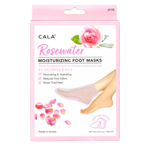 CALA Moisturizing Foot Mask Socks - 3Pairs | كالا قناع مرطب للأقدام - 3 أزواج