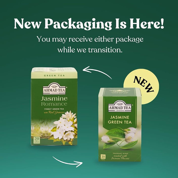 Ahmad Tea Jasmine Romance Green Tea - 20 Pcs | أحمد تي شاي أخضر بالياسمين #2