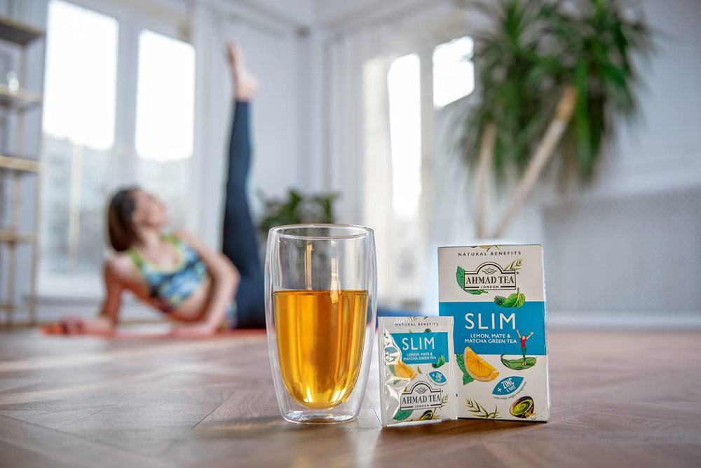 Ahmad Tea Green Tea Lemon Mate & Matcha Slim - 20 pcs | أحمد تي شاي ليمون وماتشاي أخضر سليم #4