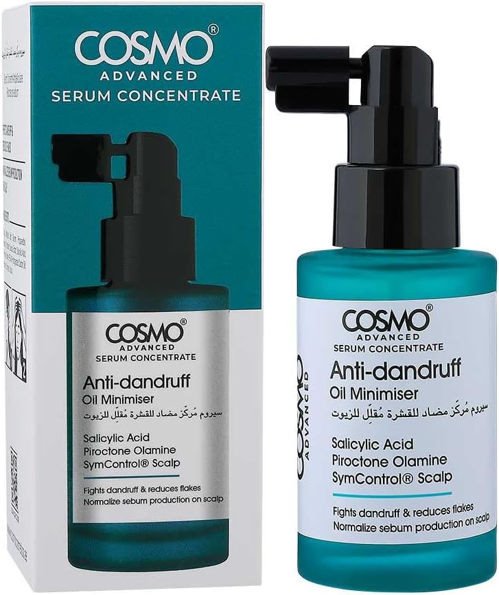 Cosmo Serum Concentrate Anti Dandruff Oil Minimiser - 60ml | كوزمو سيروم مضاد للقشرة ومقلل للزيوت - 60مل