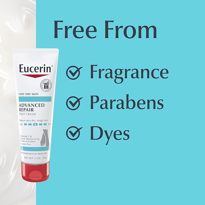 Eucerin Advanced Repair Light Feel Foot Creme- 85 gram | يوسرين كريم متقدم للعناية بالقدمين- 85 غرام