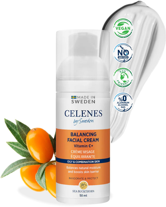 Celenes Balancing Facial Cream Vitamin C - 50ml | سيلينس مرطب فيتامين سي - 50 مل