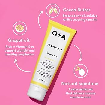 Q+A Grapefruit Cleansing Balm - 125ml | مزيل المكياج بالجريب فروت - 125 مل #4