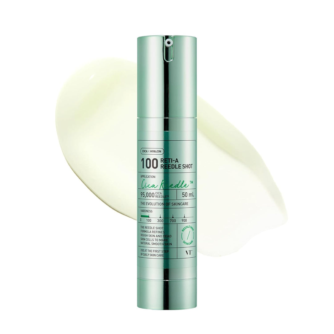 VT COSMETICS VT RETI-A REEDLE SHOT 100 - 50ml| في تي كوزمتكس سيروم علاجي مكثّف للتجاعيد -50 مل