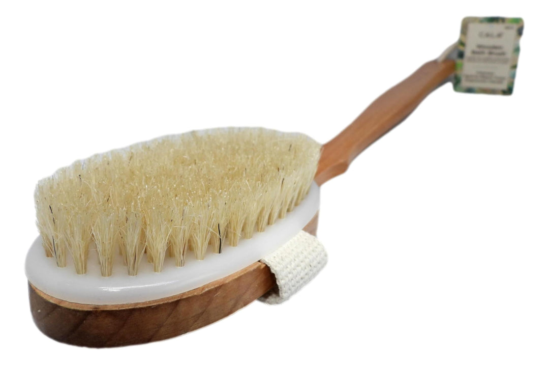 Cala Wooden Bath Brush - Deep Cleansing, Hard-to-Reach Areas | بودي ريفرش فرشاة استحمام خشبية #4