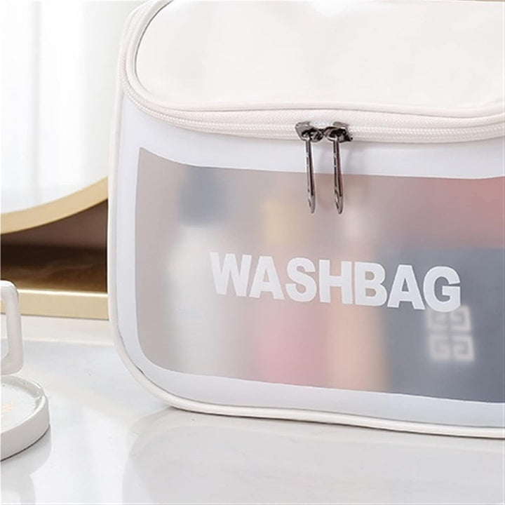 Washbag Cosmetic Bag | حقيبة أدوات التجميل سهلة الغسل