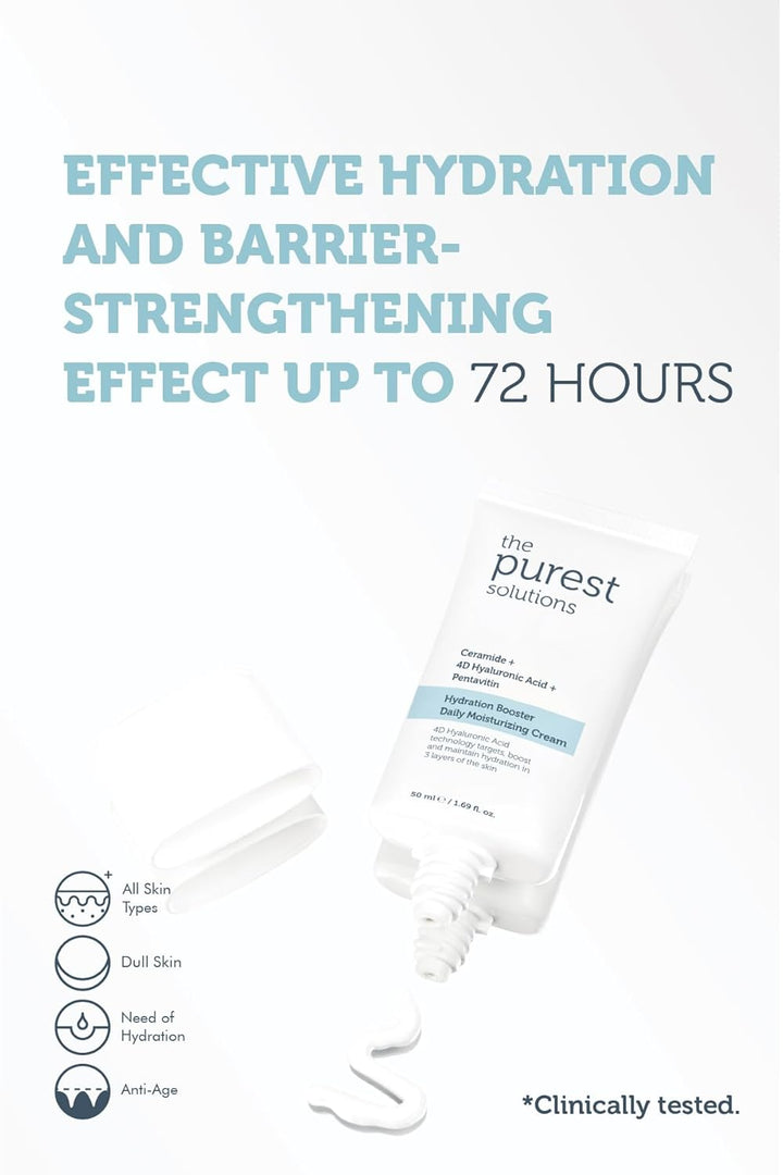 The Purest Ceramide + 4D Hyaluronic Acid + Pentavitin - 15ml| ذا بيوريست كريم الترطيب اليومي -15 مل