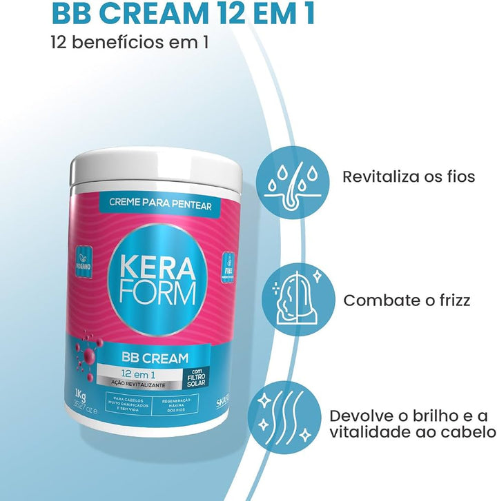 SKAFE Kera Form BB Cream 12 Em 1 - 1 Kg - 1kg | كيرافورم كريم بي بي 1 كجم - 1kغ #2
