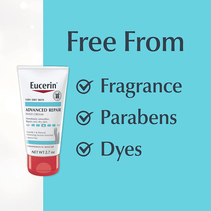 Eucerin Intensive Repair Hand Creme - 78g | يوسيرين كريم الاصلاح و الترميم لليدين - 78 غرام