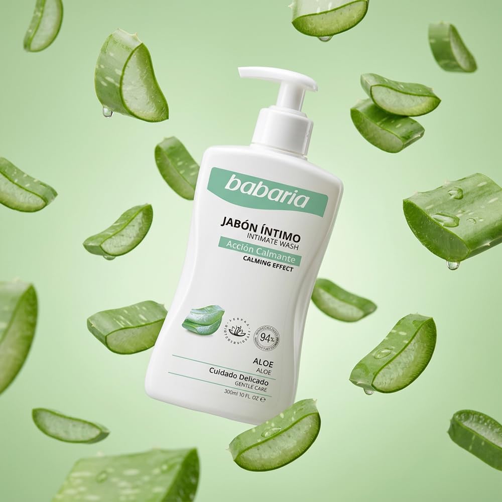 BABARIA Intimate Wash Aloe - 300ml | باباريا غسول نسائي بالالوفيرا - 300 مل