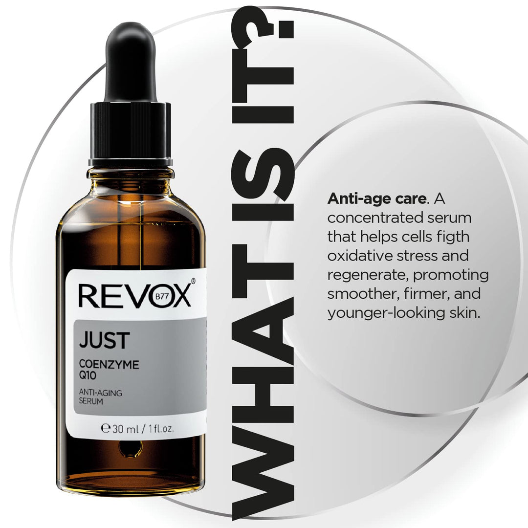 REVOX Just Coenzyme Q10 - 30ml | ريفوكس سيروم للوجه كو انزيم 10 - 30 مل