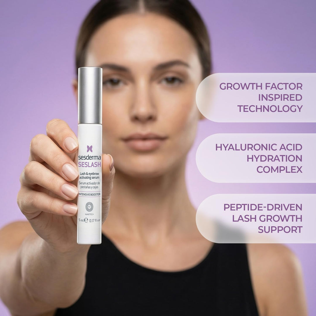 Sesderma Seslash Eyelash and Eyebrow Activating Serum - 5ml | سيسديرما سيسلاش – سيروم منشّط للرموش والحواجب - 5مل