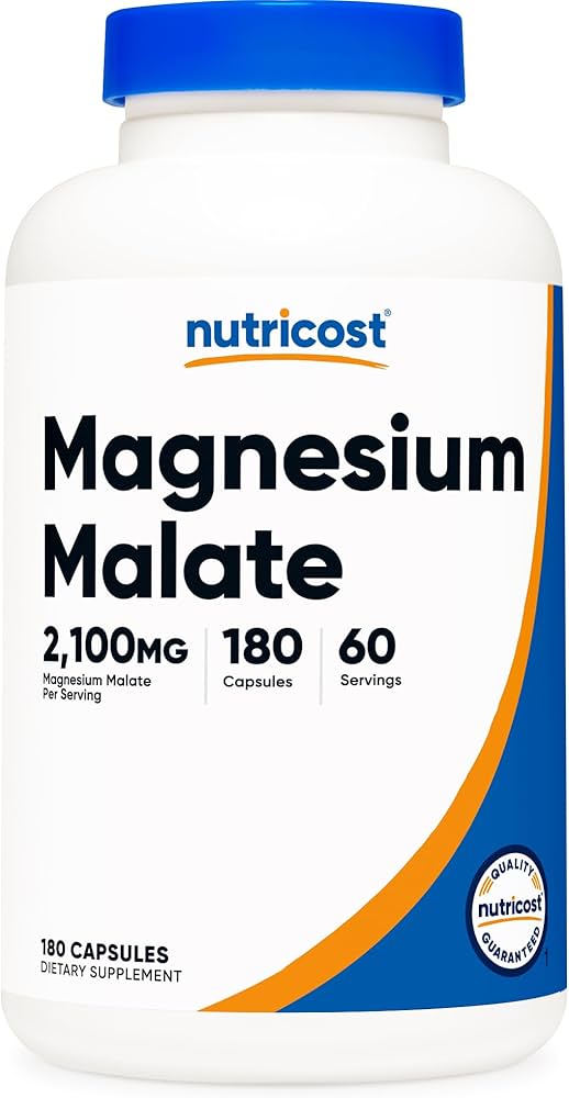 Nutricost Magnesium Malate 2,100 Mg - 180 Capsules | نوتريكوست مغنيسيوم ماليات 2100 ملغ - 180 كبسولة #1